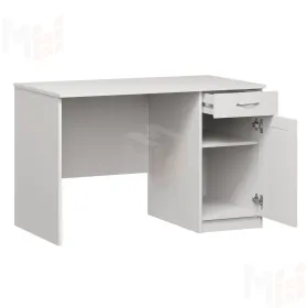 Стол письменный Кастор 116*65 с тумбой (белый)
