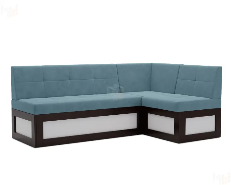 Нотис Правый угол (Голубой - Luna 089) 207х82х132 см