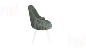 Стул Толедо тип 1 Белый матовый /тк. №206/тк.222