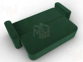 Диван прямой Лига-118 НПБ ( SEVEN 626 зеленый )