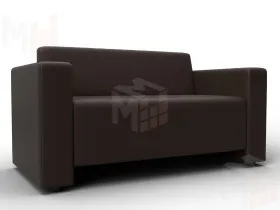 Диван прямой Лига-093 ( Коричневый )