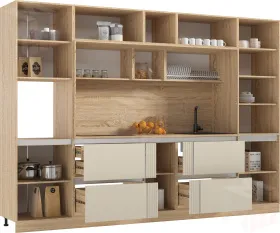 Кухня Карина МДФ 3,2 Пластер Аворио