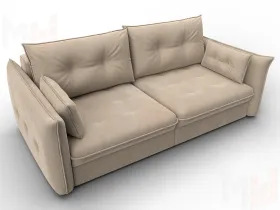 Диван прямой Лига-100 НПБ ( SEVEN 729 бежевый )