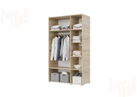 Шкаф Бостон 1200 (сонома) штанга-полки