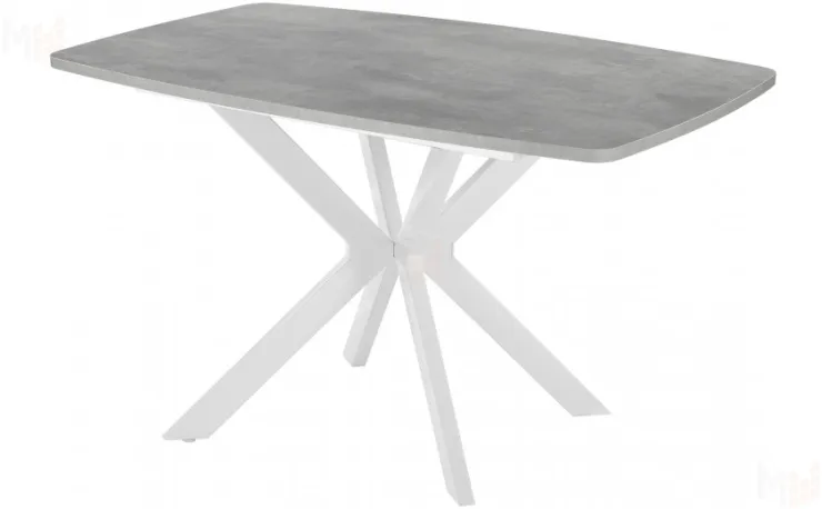 Стол раскладной Твин Лофт 130 Бетон/Белый
