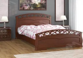 Кровать Грация-1 (140*200) орех