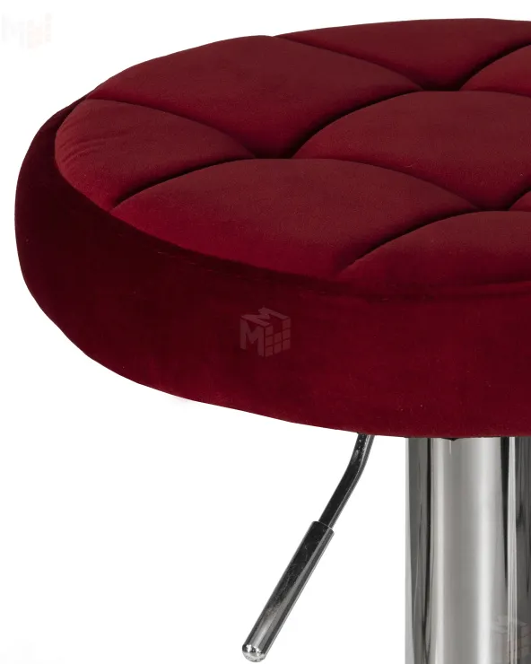 Табурет барный DOBRIN BRUNO (бордовый велюр (MJ9-43))