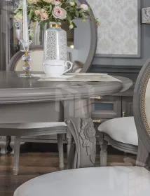 Столовая Мокко серый камень