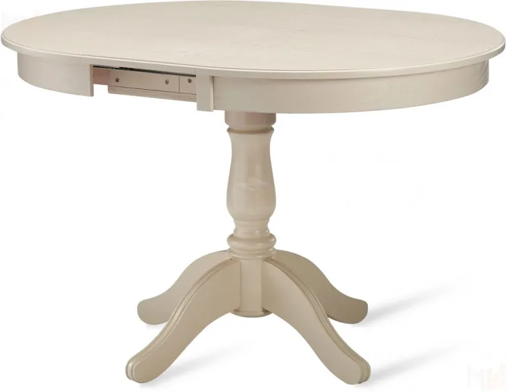 Стол деревянный раздвижной Вэлт D110 Слоновая кость