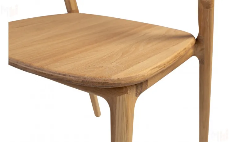 Стул деревянный из массива дуба Соул Дуб натуральный