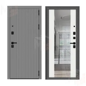 Входная металлическая дверь Тайга-9.2 Антик Серебряный 