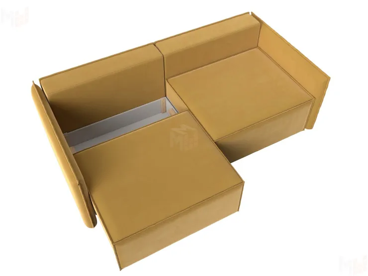 Прямой диван Либерти (Желтый)