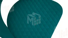 Стул Гэтсби К3 Белый матовый, Велюр Confetti Izumrud