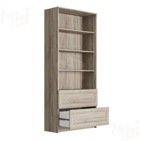 Стеллаж Сириус 2 ящика 78*190 см (сонома)