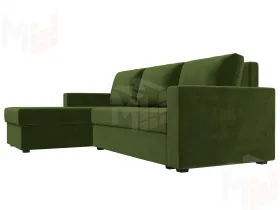 Угловой диван Траумберг Лайт левый угол (Зеленый)