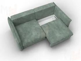 Диван прямой Лига-100 НПБ ( BRUT 08 зеленый )