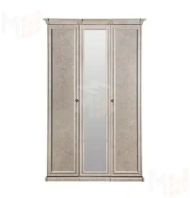 Шкаф Афина 3-дверный (2+1) с зеркалом крем корень