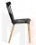 Стул обеденный DOBRIN THEO (ножки светлый бук, цвет черный (B-03))