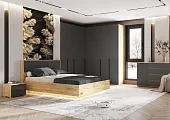 Спальня Марвэл Графит/Дуб крафт