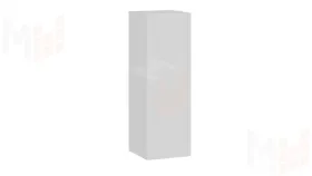 Шкаф навесной Глосс - ТД 319.03.26 Белый глянец, Стекло Белый глянец