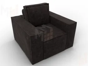 Кресло Лига-081 НПБ ( BRUT 17 коричневый )