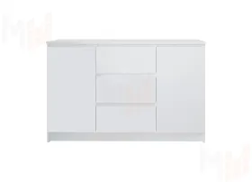 Комод Мори 1200.3 белый