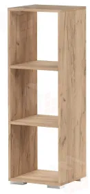 Стеллаж  ГРЕТТА Куб 3 Дуб Крафт золотой