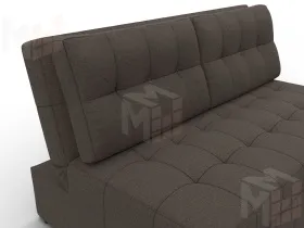 Диван прямой Лига-107 (140) ( Амур 05 коричневый )