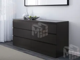 Комод Мальта 6 ящиков (венге)
