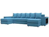 Диван П-образный Дубай полки справа