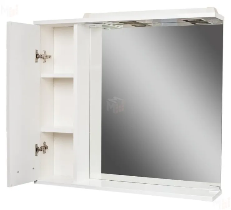 Шкаф-зеркало Cube 80 Эл. левый/правый Домино 