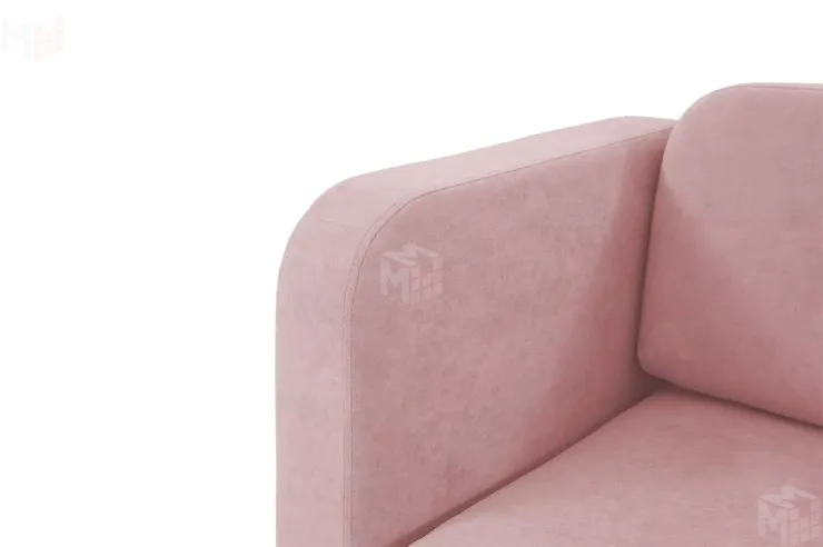 Кушетка Хьюстон на пружинном блоке Розовый