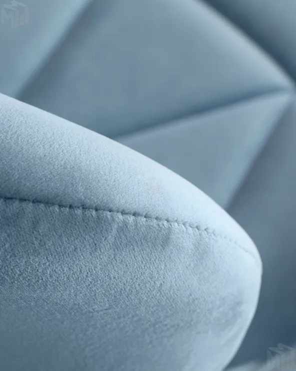 Стул барный DOBRIN BARNY (пудрово-голубой велюр (MJ9-74))