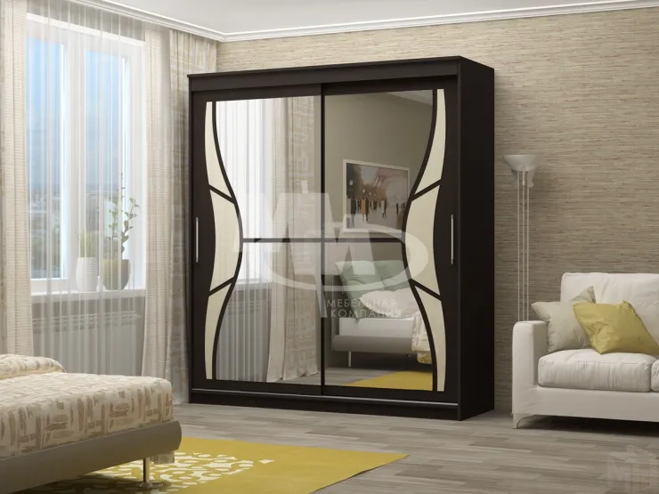 Шкаф-купе Элегант №1 (1500)