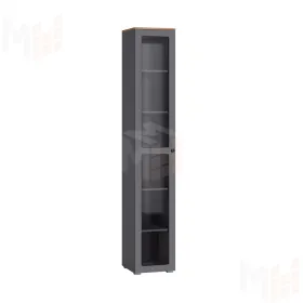 Шкаф-витрина Остин 16.394.03 серый графит