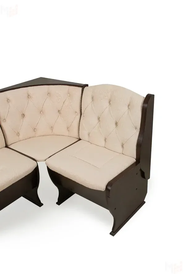 Кухонный уголок Орхидея Люкс (венге/флок Карамель)