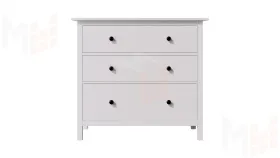 Комод КЫМОР 3 ящика белый