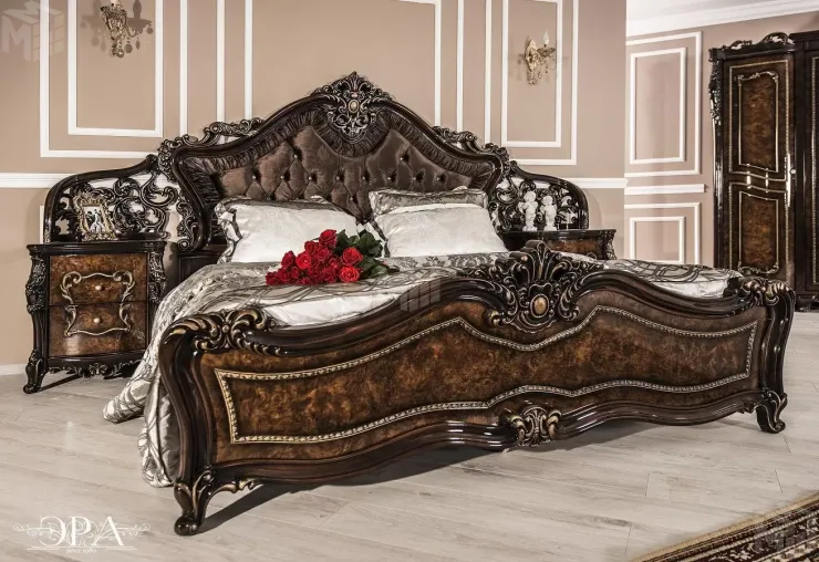 Кровать Джоконда 160х200 см корень дуба глянец