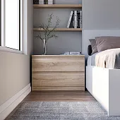 2.05.02.020.3 МАЛЬТА комод 2 ящика 80х54 сонома RU