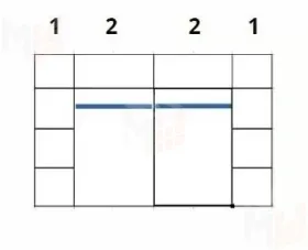 Шкаф Джоконда 6-дверный крем глянец