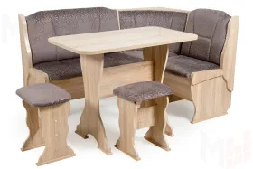 Кухонный уголок Орхидея (сонома/флок Графит)