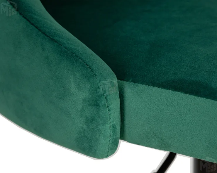 Стул барный DOBRIN JOSEPH BLACK (зеленый велюр (MJ9-88))