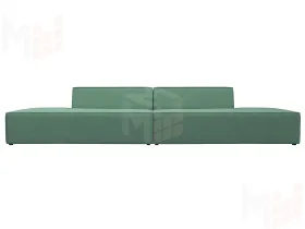 Диван прямой модульный Монс лофт ( Амур зеленый )
