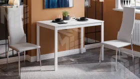 Стул Кредо Хром, к/з Белый 745а