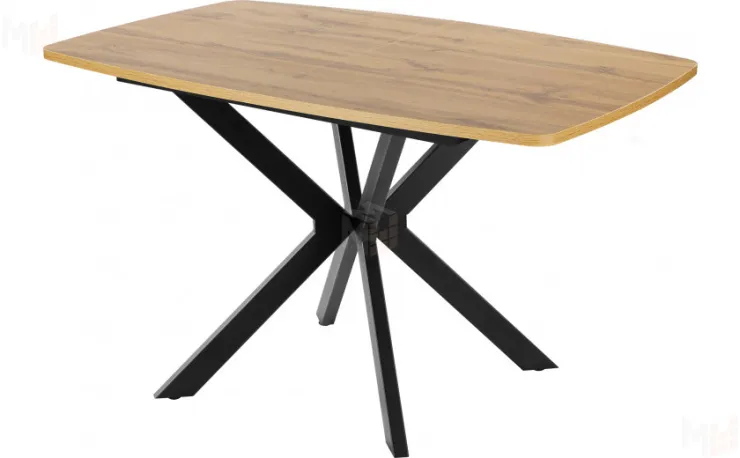 Стол раскладной Твин Лофт 130 Дуб Вотан/Черный