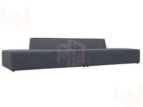 Диван прямой модульный Монс лофт ( GRIFON 15 серый )