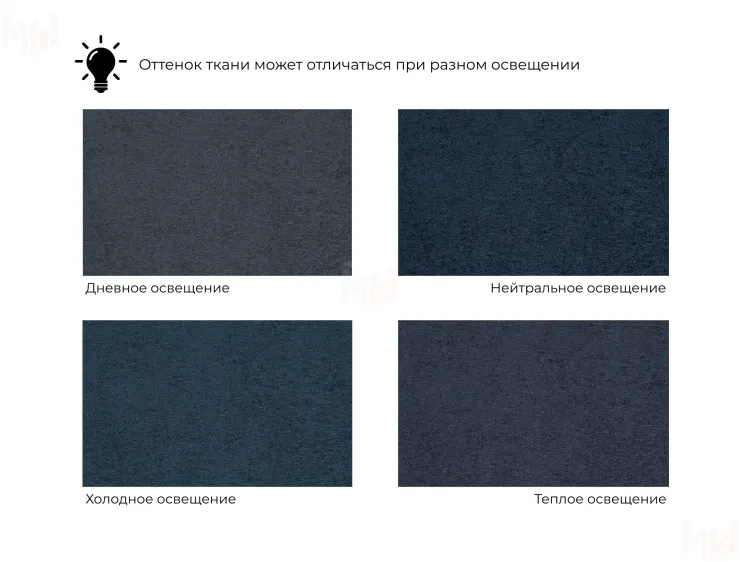 Диван прямой НордСтар НПБ ( TOWER 13 синий )