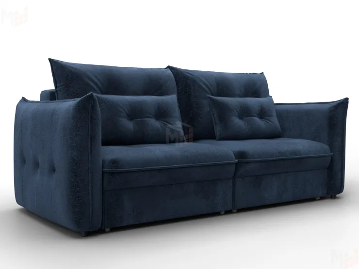 Диван прямой Лига-100 НПБ ( TOWER 13 синий )