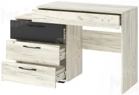 Стол косметический СКС-1200 СОНАТА Дуб Крафт белый - Антрацит