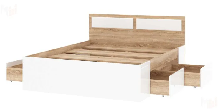 КРОВАТЬ КР-1400 4 ЯЩИКА БЕАТРИС